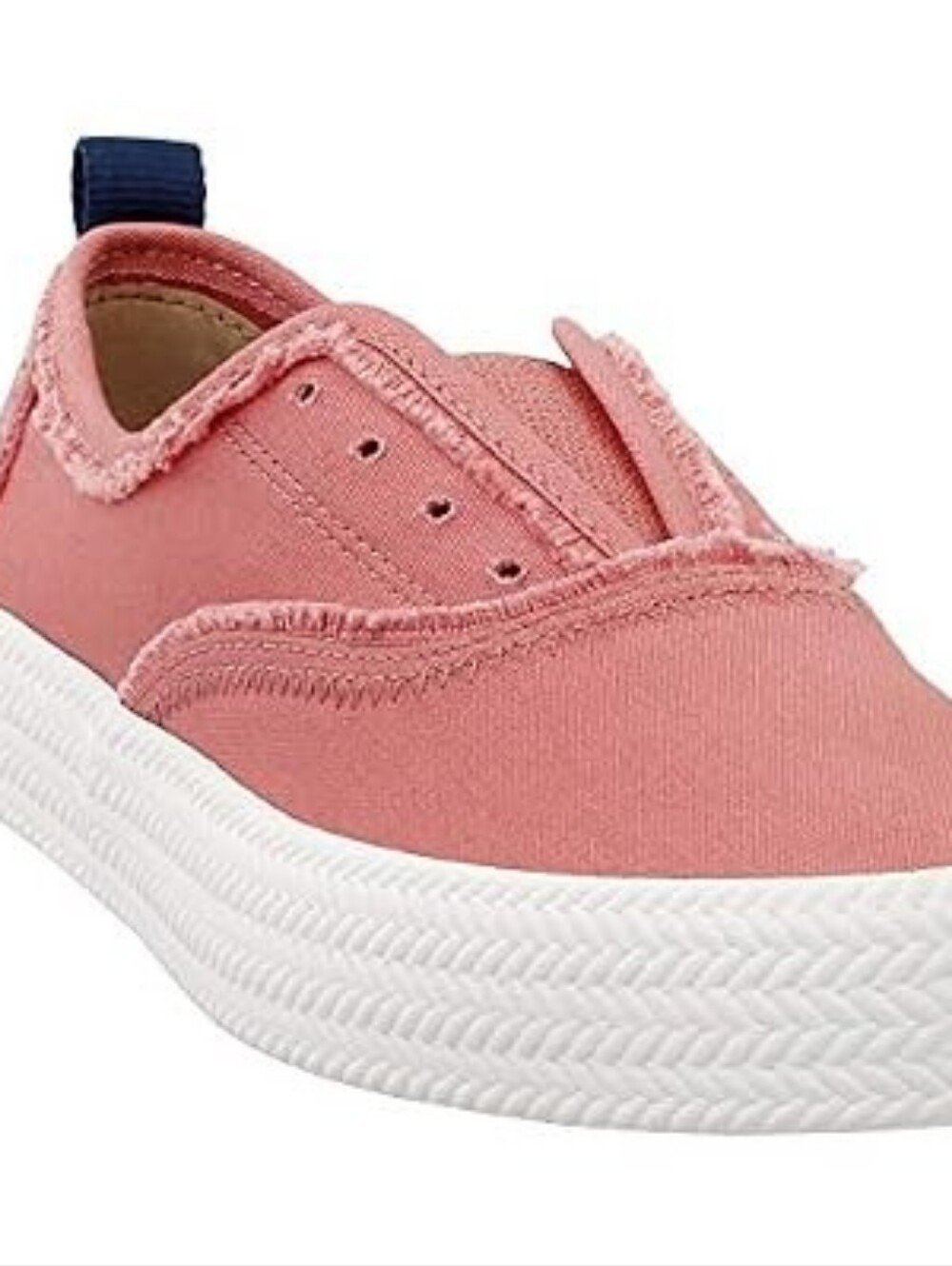 Sperry Top-Sider Crest Knot Slip On Sneakers Womens 6.5 Pink Canvas Casual Shoes